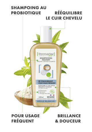 Shampoing Rééquilibrant au Probiotique et à la Verveine