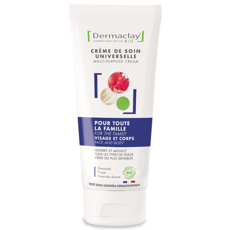 Crème visage et corps bio Dermaclay