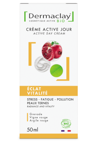 Crème jour bio vitalité Dermaclay