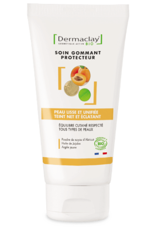 Gommage pour le visage soin protecteur bio dermaclay