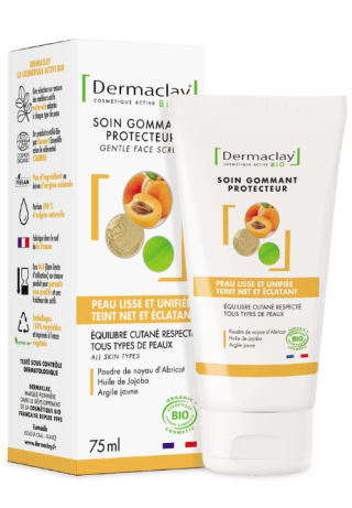 Gommage pour le visage bio Dermaclay