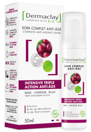Soin visage anti-âge bio Dermaclay