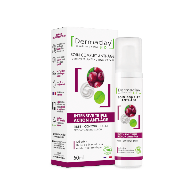 Soin visage anti-âge bio Dermaclay