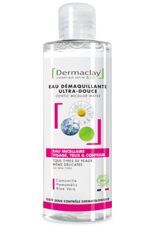 Eau démaquillante ultra douce bio Dermaclay