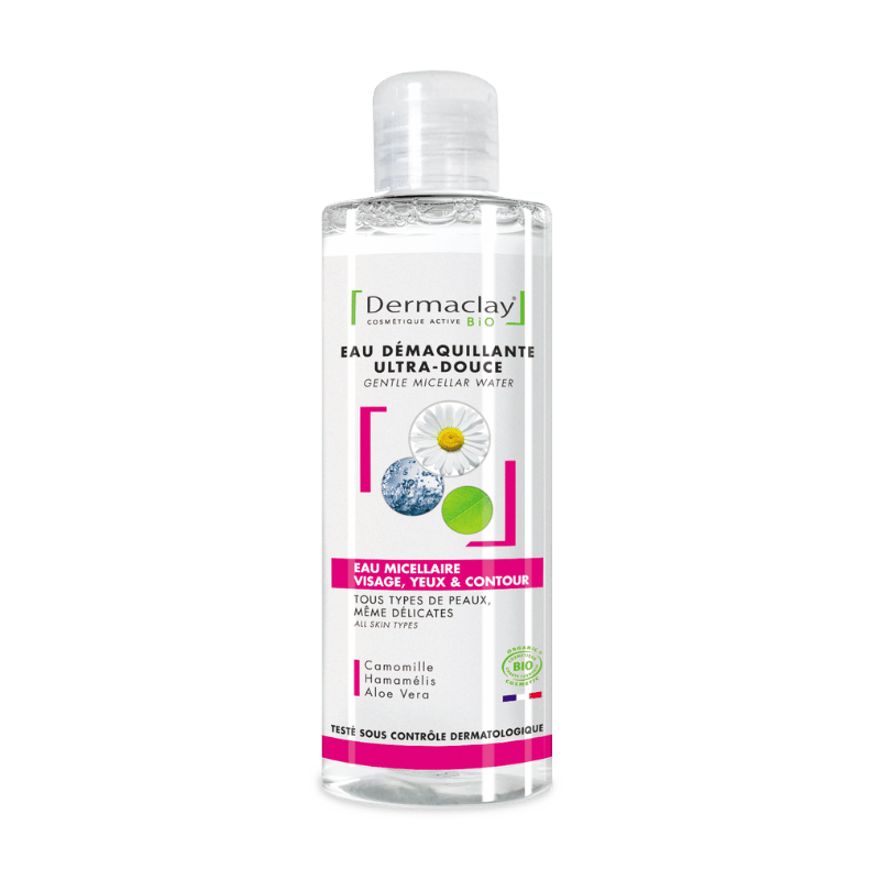 Eau démaquillante ultra douce bio Dermaclay