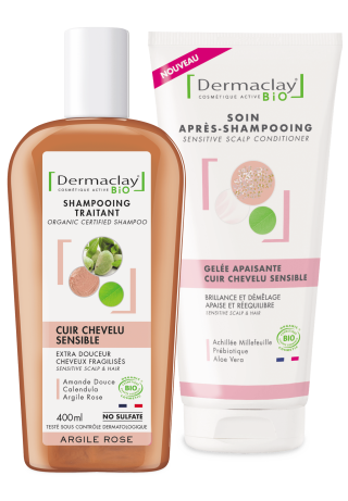 Routine Cuir chevelu sensible dermaclay
