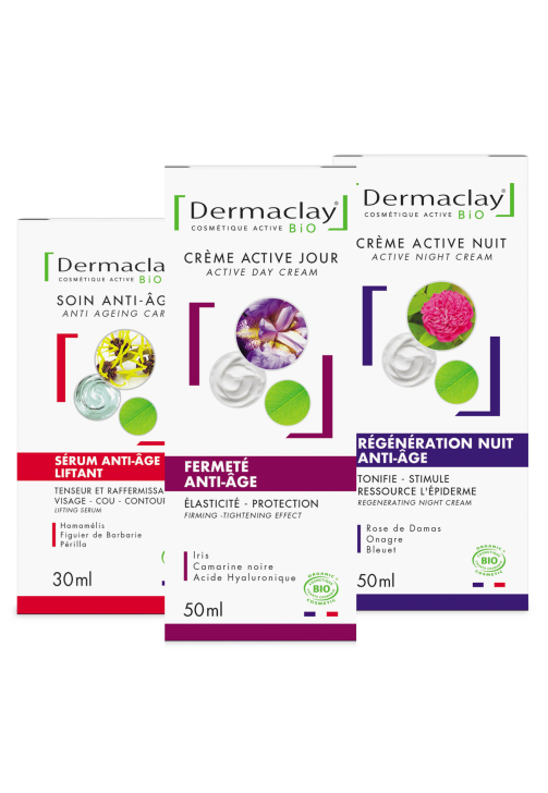 PACK TRIO LIFTANT ANTI-ÂGE à partir de 35 ans dermaclay