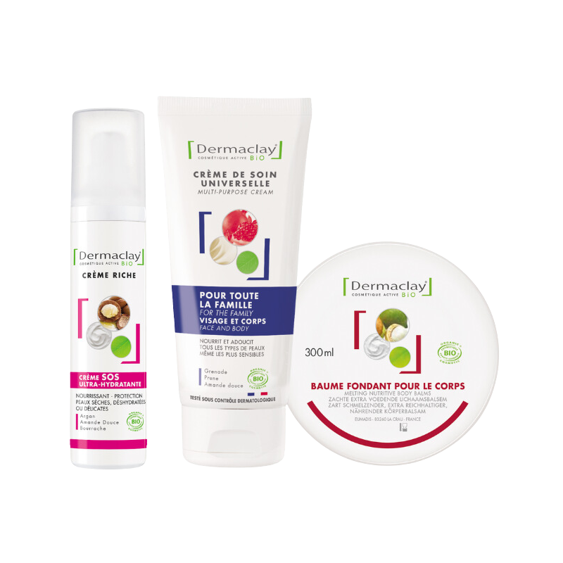 Pack SOS peau confort Dermaclay