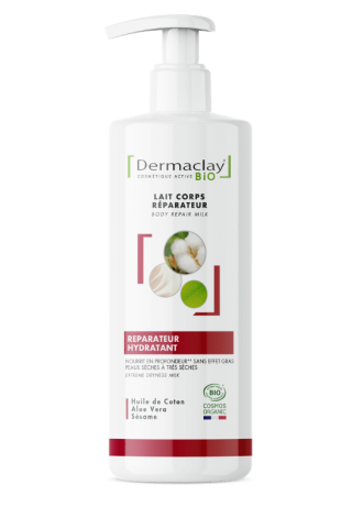 Lait pour le corps réparateur bio Dermaclay