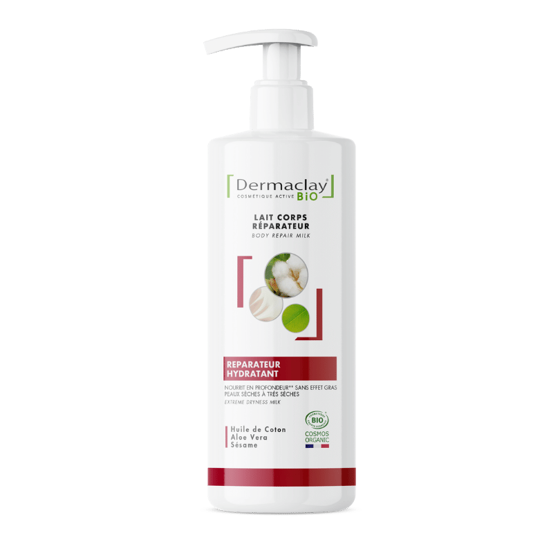 Lait pour le corps réparateur bio Dermaclay