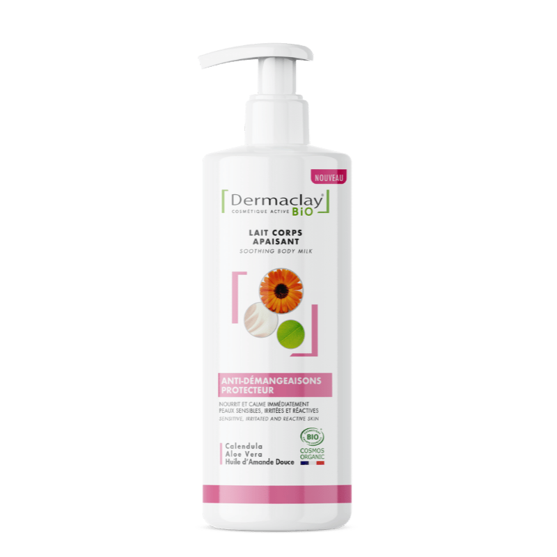 Lait pour le corps nourrissant bio Dermaclay