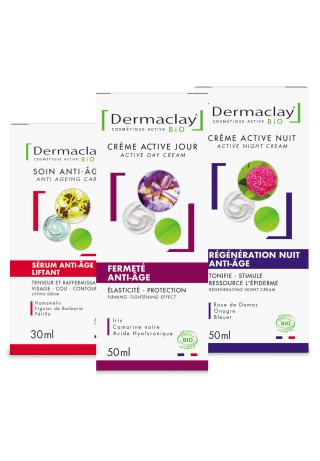 Dermaclay PACK TRIO FERMETÉ ANTI-ÂGE (à partir de 35 ans)