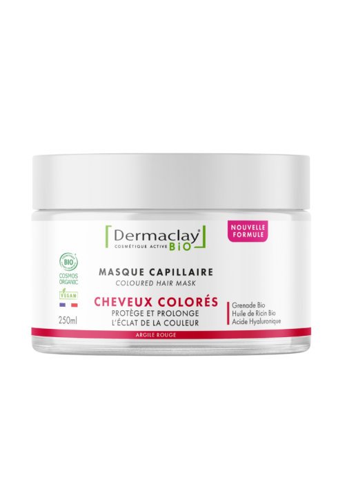 Masque pour cheveux colorés bio Dermaclay Masque pour cheveux colorés bio Dermaclay