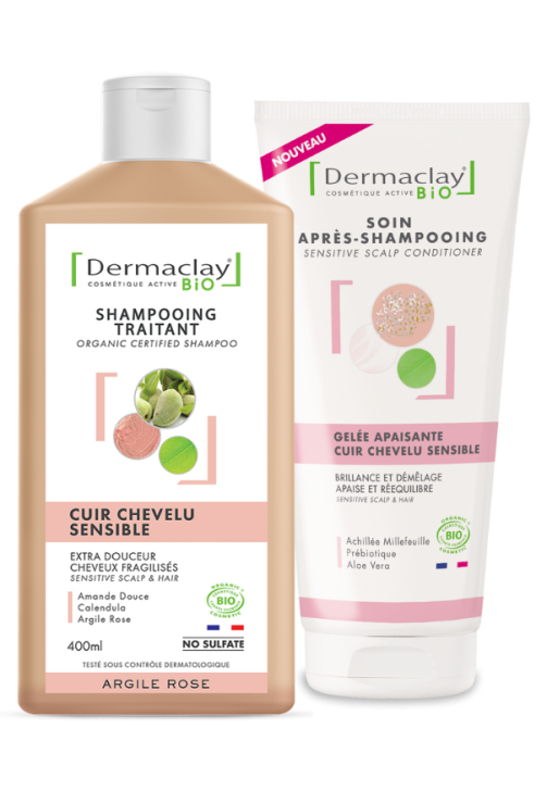 Routine Cuir chevelu sensible dermaclay Routine Cuir chevelu sensible dermaclay
