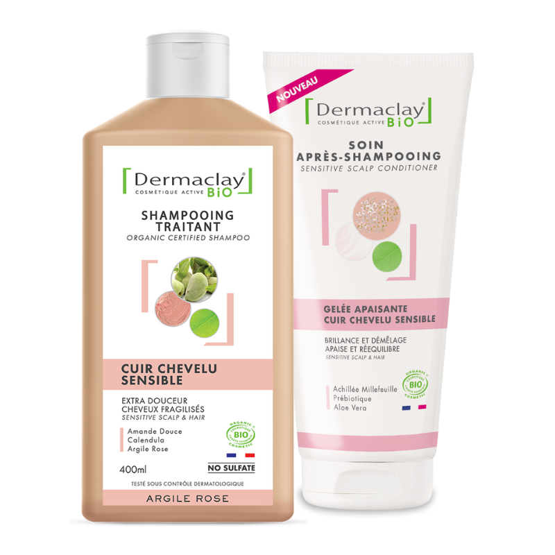 Routine Cuir chevelu sensible dermaclay