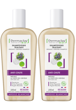 Pack DUO shampoing anti-chute dermaclay