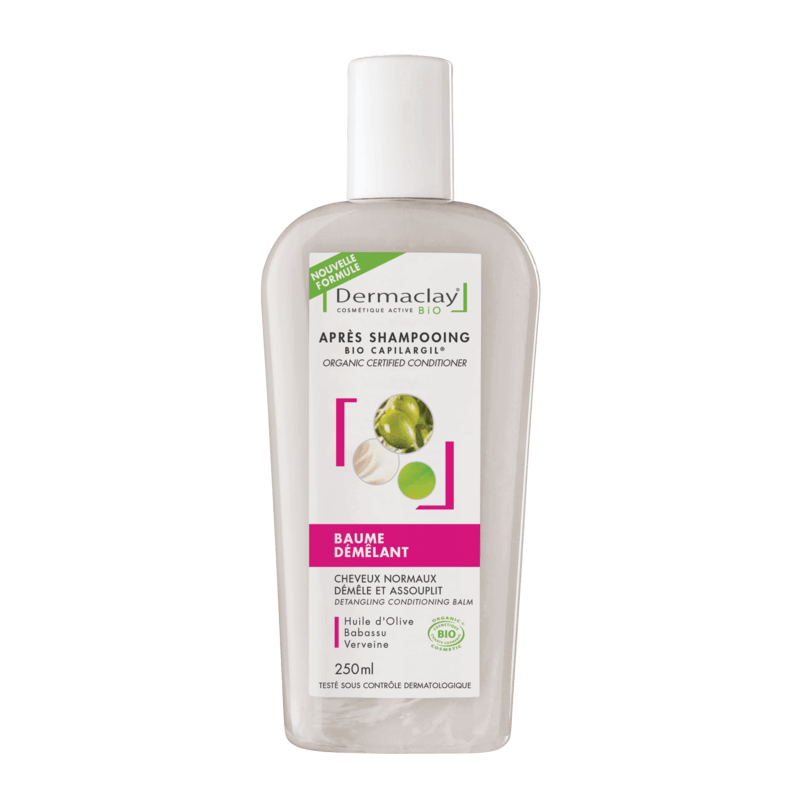 Baume démêlant bio pour cheveux Dermaclay