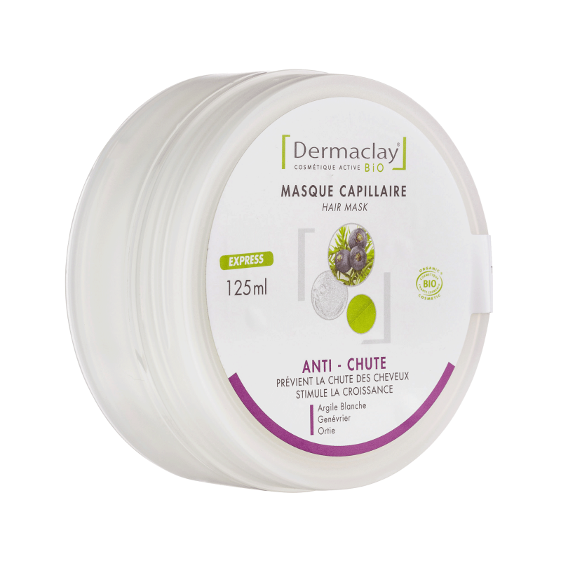 Masque pour cheveux bio dermaclay