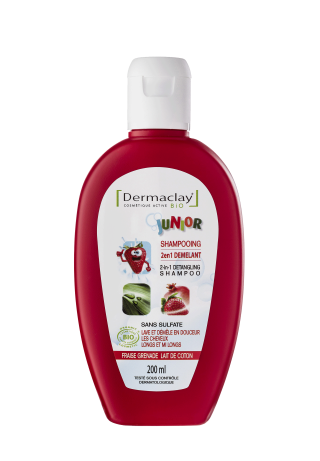 Shampoing et démêlant pour enfant bio Dermaclay