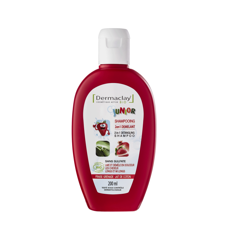 Shampoing et démêlant pour enfant bio Dermaclay