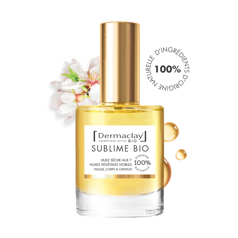 Huile sèche multi usage bio Dermaclay