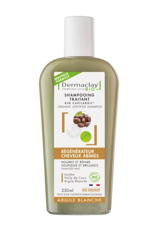 Shampoing cheveux abimés bio Dermaclay