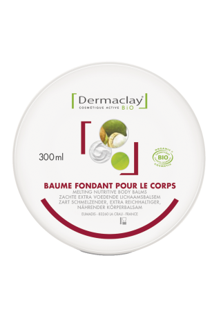 Crème pour le corps texture baume fondant bio