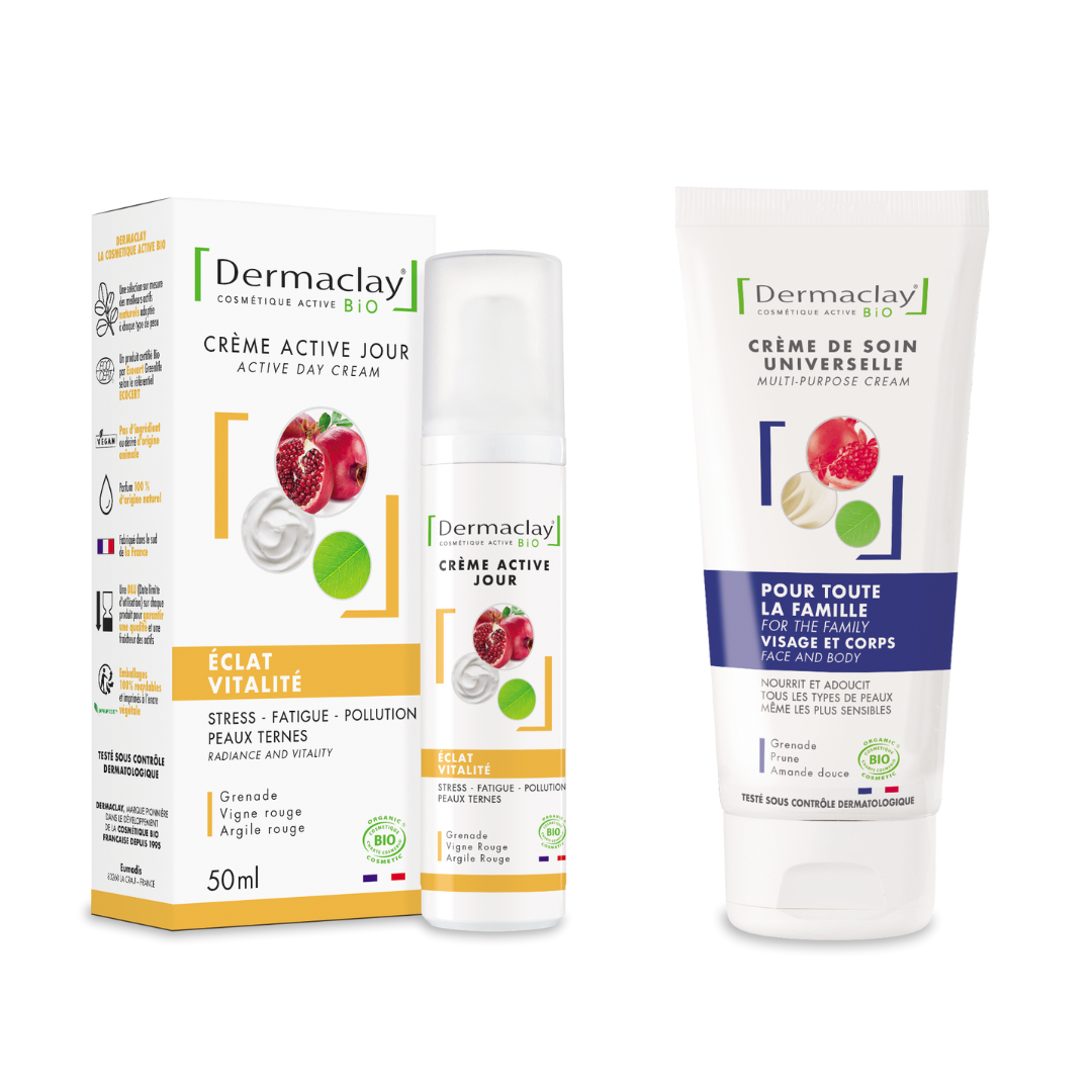 crème éclat vitalité et crème universelle