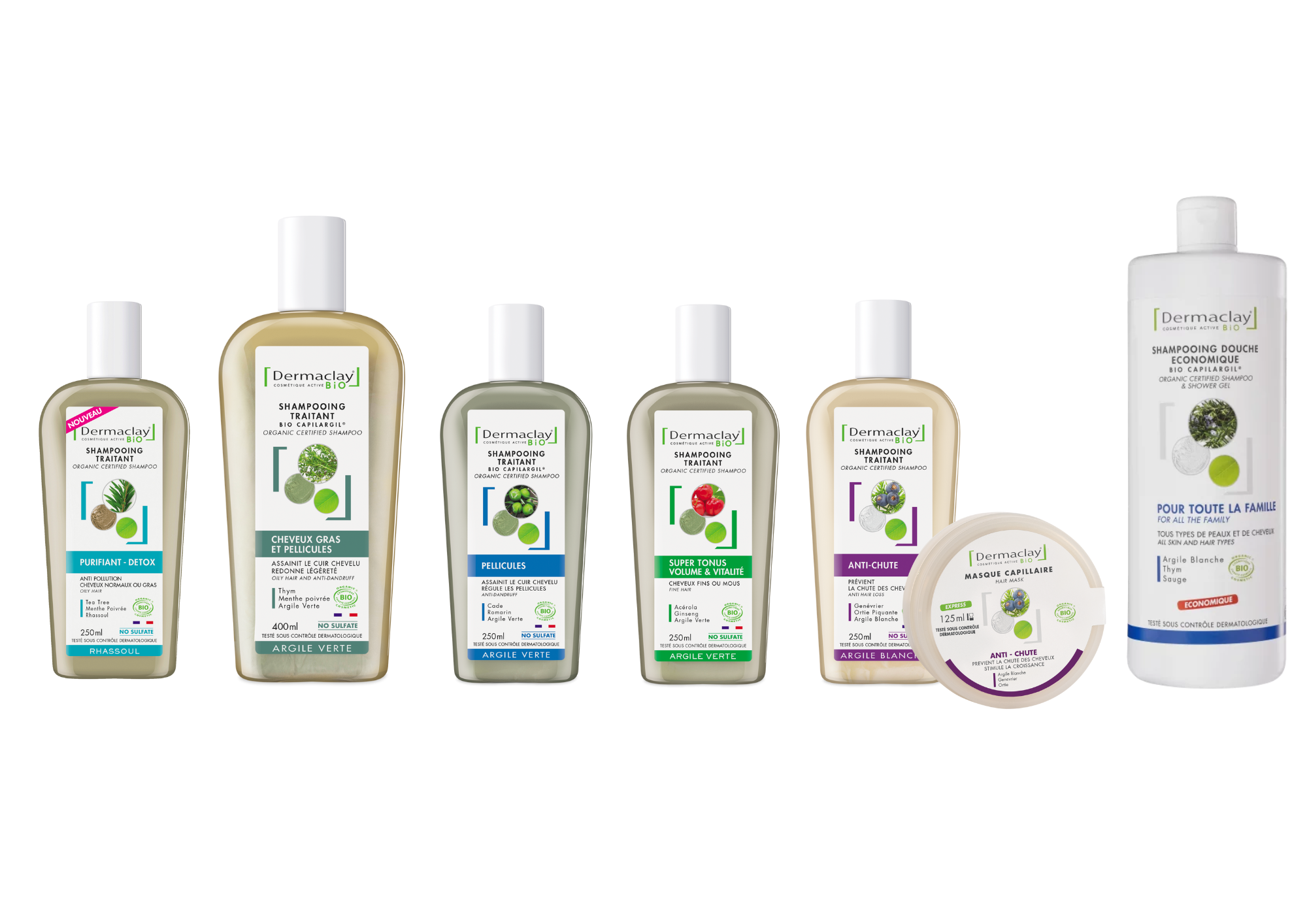 Produits Dermaclay à base de Sauge