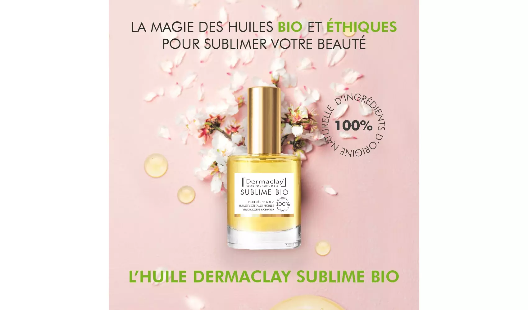 Huile d'Argan Bio - Nouveauté - 100% pure et écologique - Visage - Cheveux  - Corps