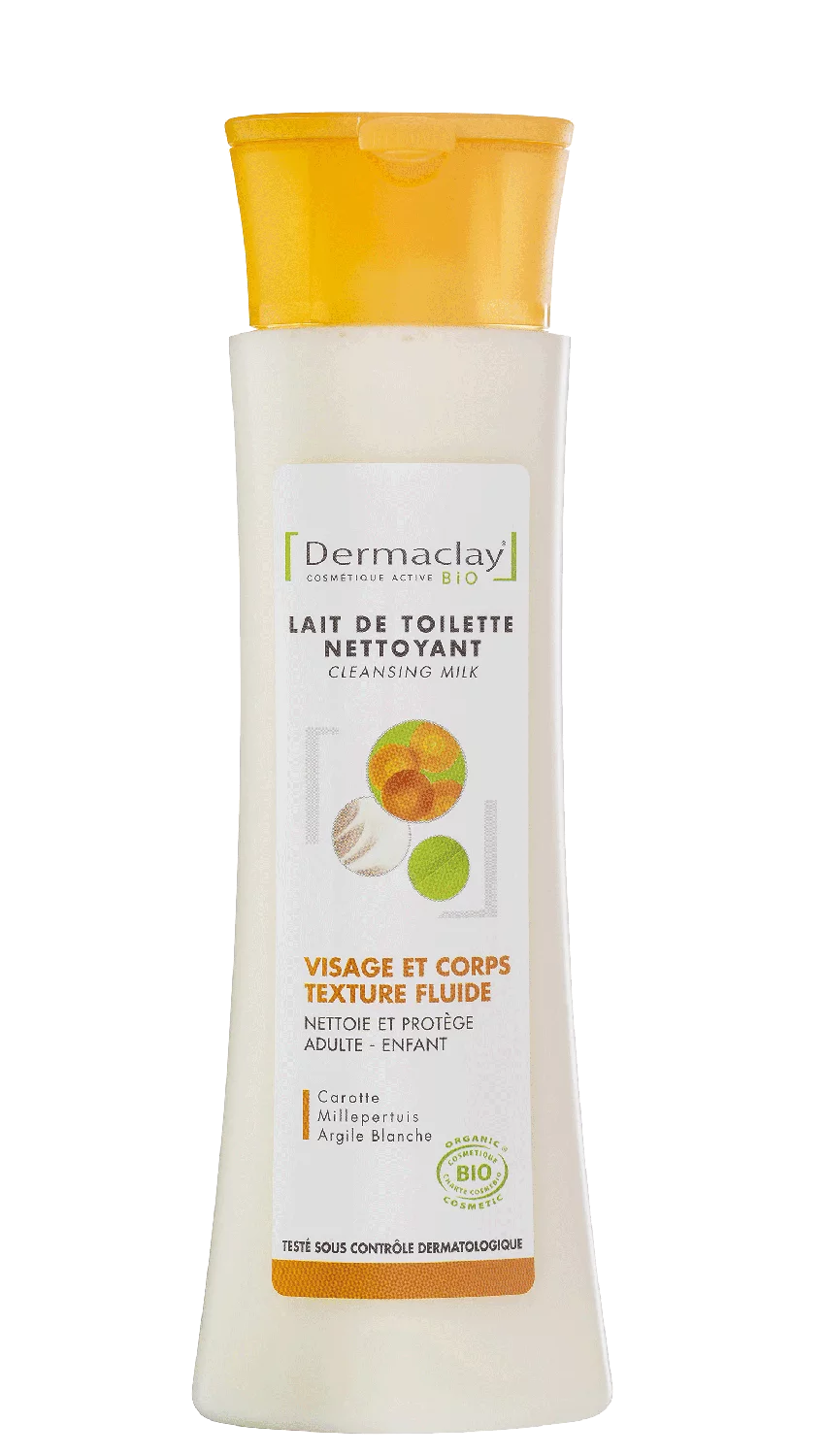 Lait de toilette nettoyant